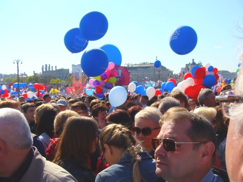 01.05.2016 Первомайское шествие на Красной площади 